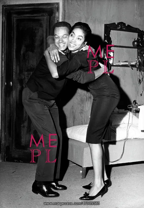 : Actors Gisele Baka & Georges Aminel : Actors Gisele Baka & Georges Aminel