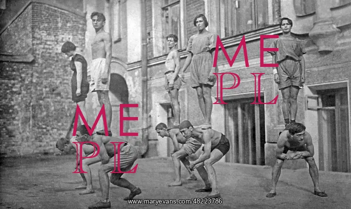 : Actors of the Meyerhold stage in Moscow, 1920s : Actors of the Meyerhold stage in Moscow, 1920s