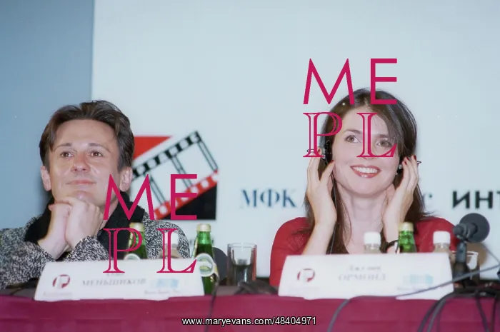 : Actors Oleg Menshikov and Julia Ormond present : Actors Oleg Menshikov and Julia Ormond present