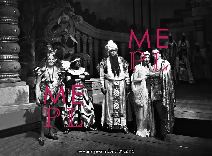 : Actors in the performance of the Magic Flute in Berlin, 19 : Actors in the performance of the Magic Flute in Berlin, 19