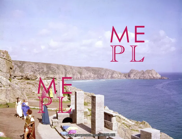 : Actors performing, Minack Theatre, Penzance, Cornwall : Actors performing, Minack Theatre, Penzance, Cornwall