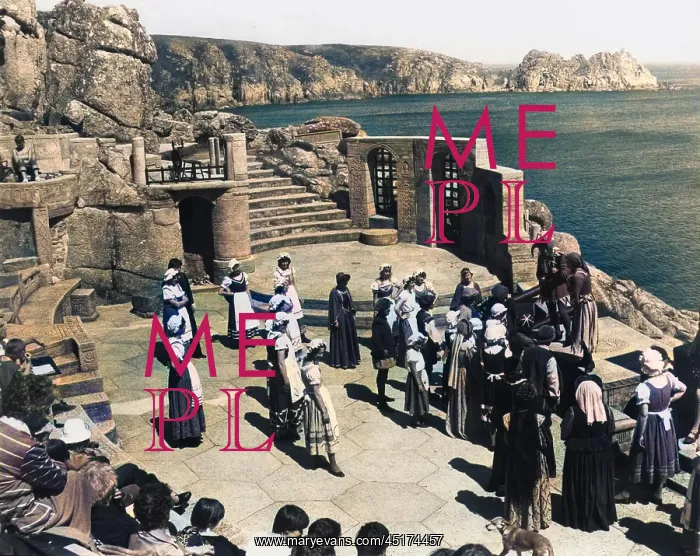 : Actors performing, Minack Theatre, Penzance, Cornwall : Actors performing, Minack Theatre, Penzance, Cornwall