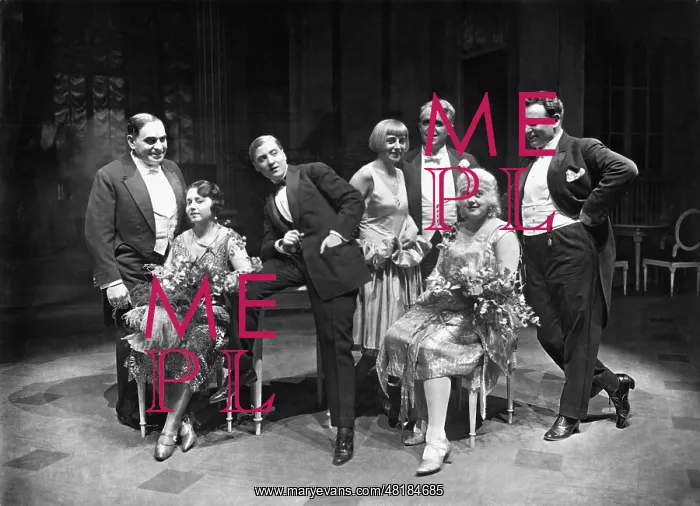 : Actors during the Richard-Strauss-celebrations, among them R : Actors during the Richard-Strauss-celebrations, among them R