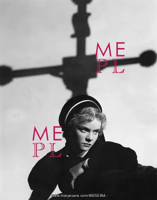 : Actress Nova Pilbeam. Photograph. Hollywood. Around 1930 : Actress Nova Pilbeam. Photograph. Hollywood. Around 1930