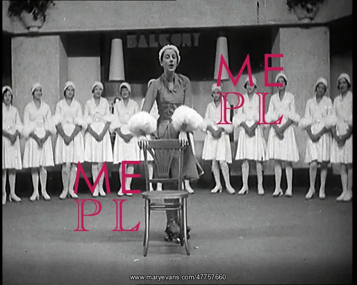 : Actress Beatrice Lillie on Roller Skates Using : Actress Beatrice Lillie on Roller Skates Using