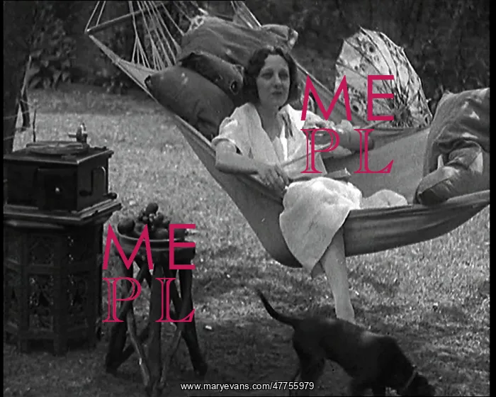 : The Actress Gertrude Lawrence Lying in a Hammock : The Actress Gertrude Lawrence Lying in a Hammock