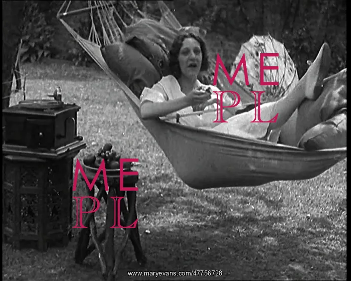 : The Actress Gertrude Lawrence Lying in a Hammock : The Actress Gertrude Lawrence Lying in a Hammock