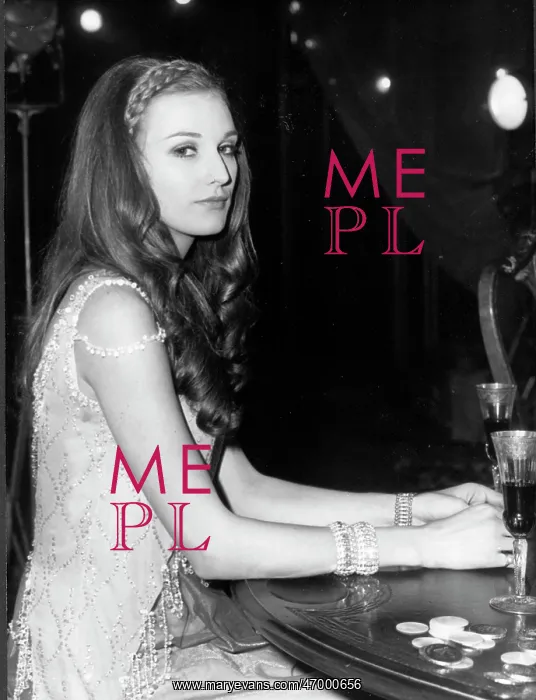 : Actress Marika Green sitting at a party : Actress Marika Green sitting at a party
