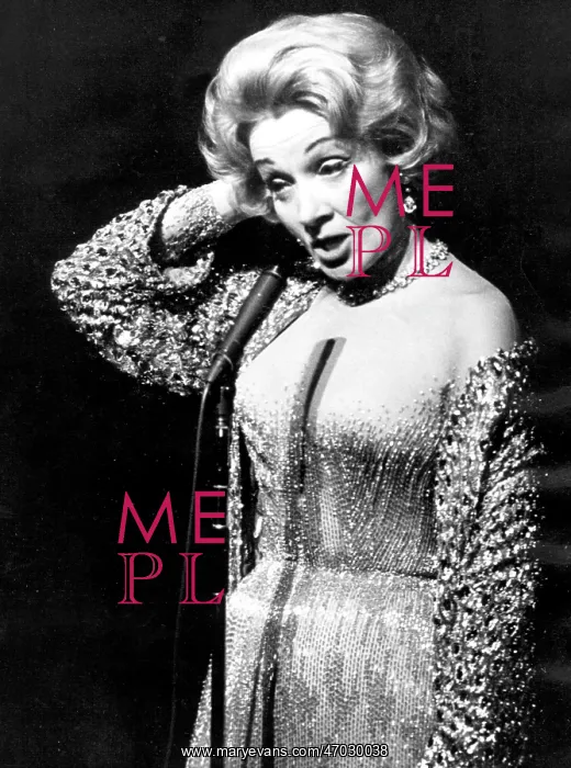  : Actress, Singer Marlene Dietrich 1901 - 1992