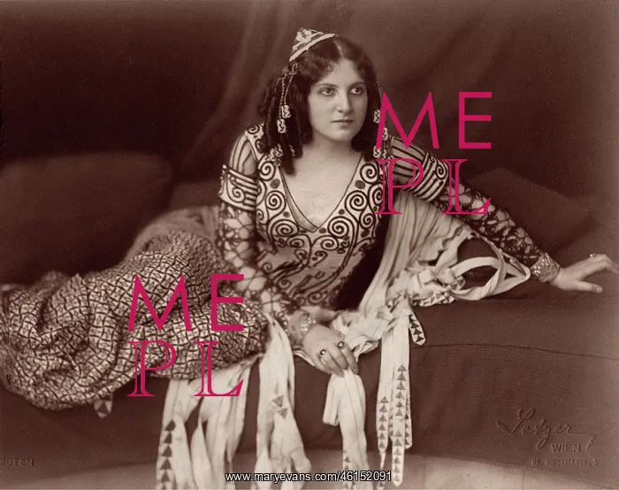 : Actress Else Wohlgemuth as Abisag in Die Sprache : Actress Else Wohlgemuth as Abisag in Die Sprache