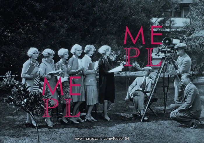 : Actresses Lined up to Audition Before MGM : Actresses Lined up to Audition Before MGM