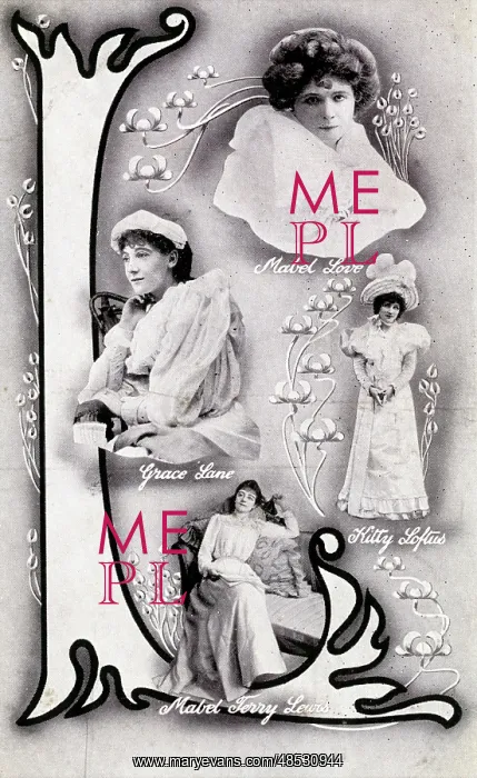 : Actresses Mabel Love, Grace Lane, Kitty Loftus & Mabel Terry : Actresses Mabel Love, Grace Lane, Kitty Loftus & Mabel Terry
