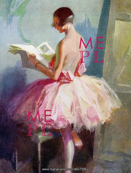: Between the Acts, ballet dancer reading : Between the Acts, ballet dancer reading