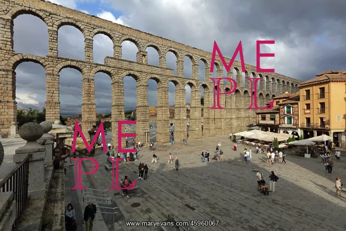 : Acueducto de Segovia, Castile and Leon, Spain : Acueducto de Segovia, Castile and Leon, Spain