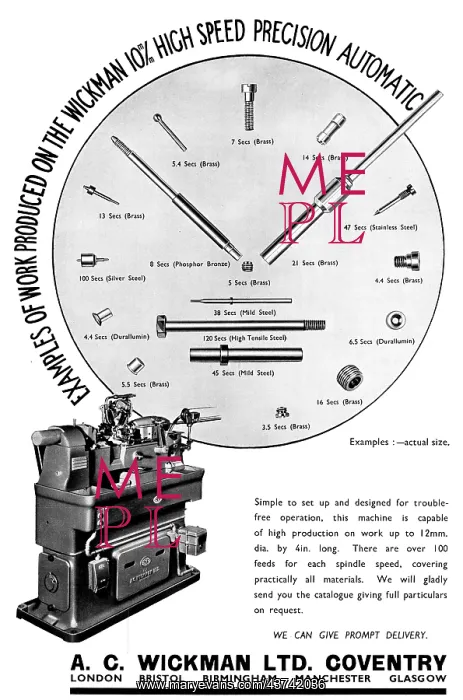 : A.C.Wickman Engineering Machinery : A.C.Wickman Engineering Machinery