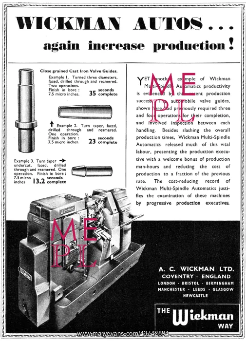 : A.C.Wickman Machine Tools - Wimet Machine Tools : A.C.Wickman Machine Tools - Wimet Machine Tools