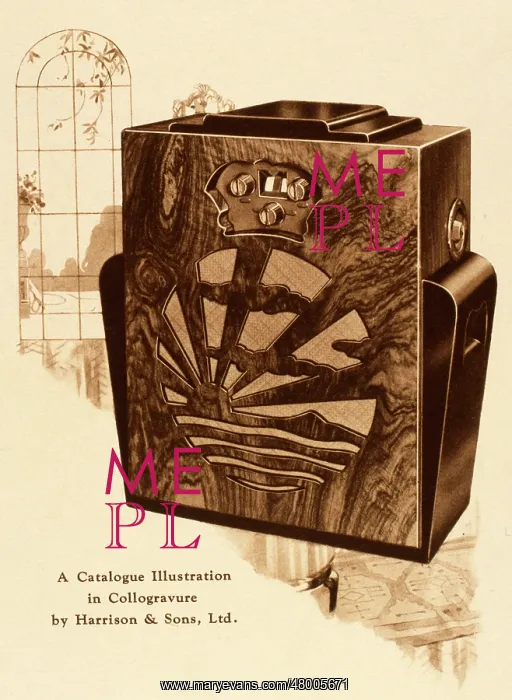 : Advert for a 1930s radio set