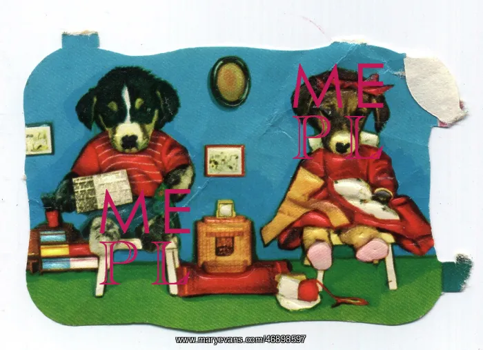 : Advertising - 1950's, cut outs, colour graphic : Advertising - 1950's, cut outs, colour graphic