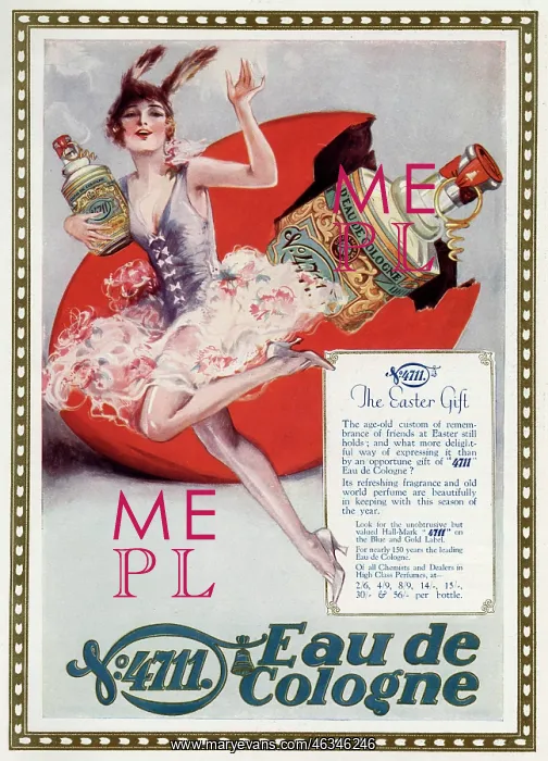 : Advert for 4711 Eau de Cologne 1928 : Advert for 4711 Eau de Cologne 1928