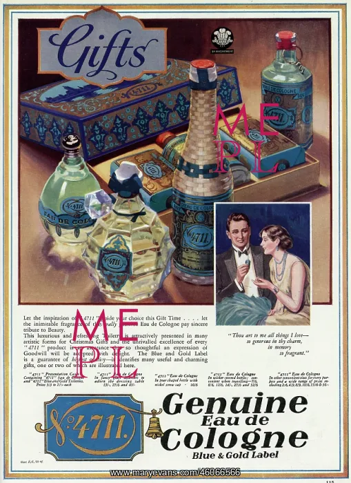 : Advert for 4711 Eau de Cologne 1931 : Advert for 4711 Eau de Cologne 1931