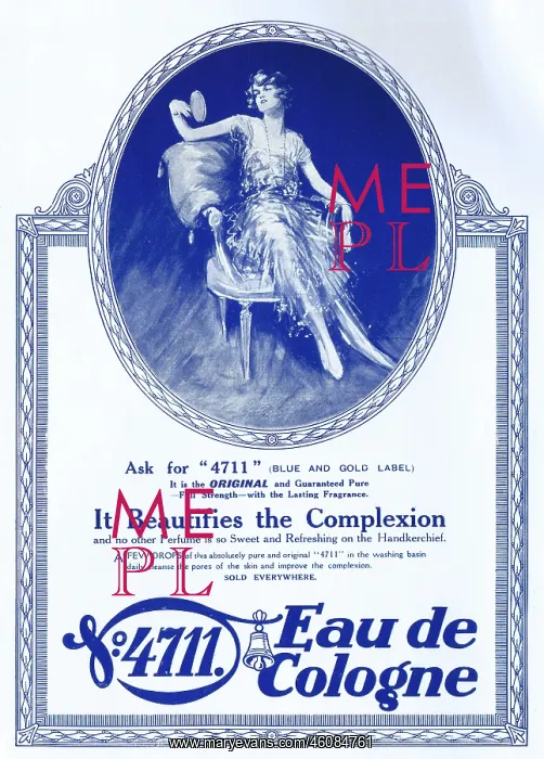  : Advert for 4711 Eau de Cologne, London, 1922