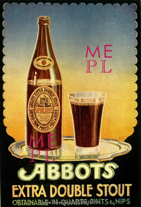 : Advertisement for Abbots Extra Double Stout : Advertisement for Abbots Extra Double Stout