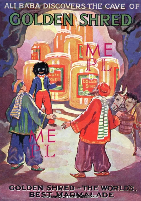 : Advert, Ali Baba discovers the Cave of Golden Shred : Advert, Ali Baba discovers the Cave of Golden Shred