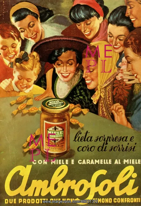 : Advertisement for Ambrosoli products : Advertisement for Ambrosoli products