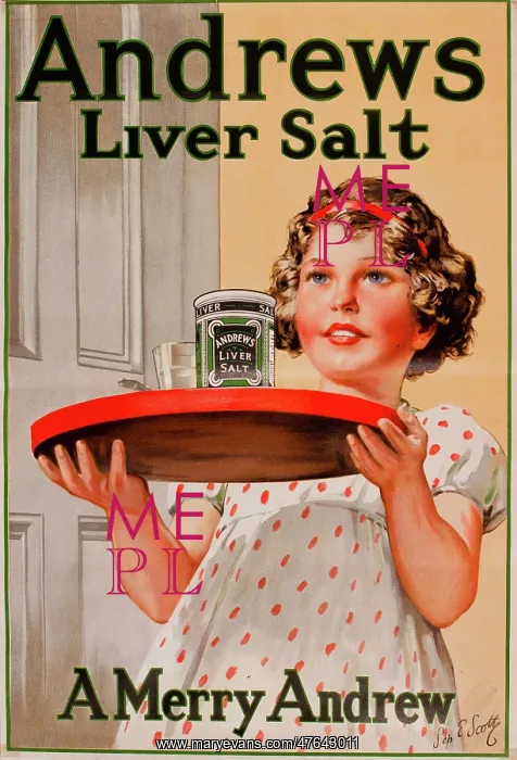 : Advertisement for Andrews Liver Salt : Advertisement for Andrews Liver Salt