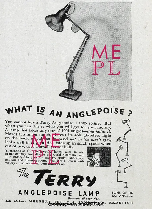 : Advert for Anglepoise Lamps : Advert for Anglepoise Lamps