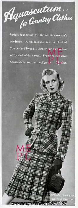 : Advert for Aquascutum : Advert for Aquascutum