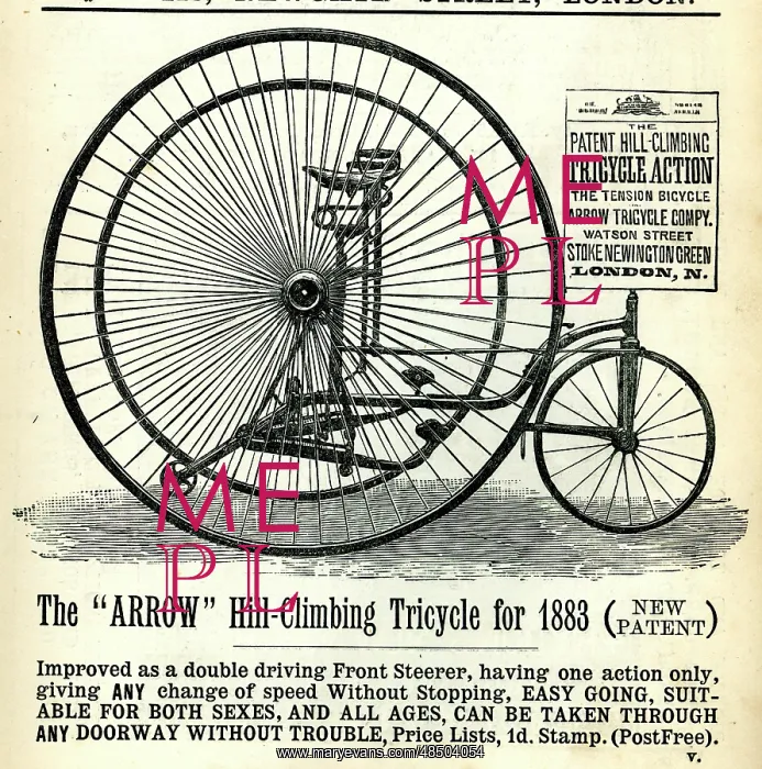  : Advertisement, Arrow Hill-Climbing Tricycle