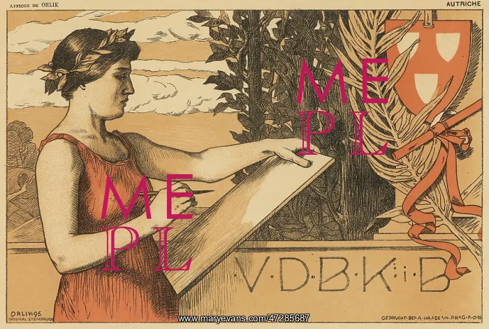 : ADVERT / ART PRAGUE 1895 : ADVERT / ART PRAGUE 1895