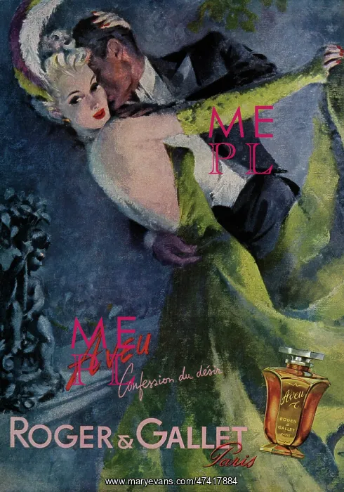 : Advert for Aveu fragrance 1948 : Advert for Aveu fragrance 1948