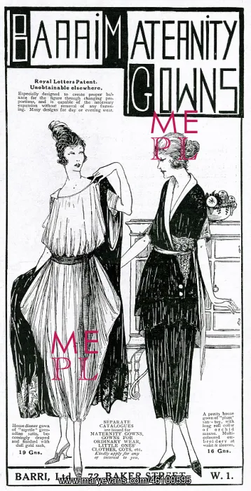 : Advert for Barri: Maternity wear 1920 : Advert for Barri: Maternity wear 1920