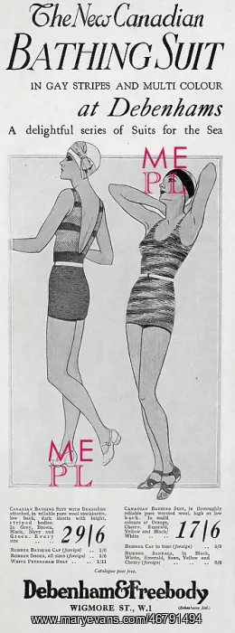 : Advert for Bathing Suits : Advert for Bathing Suits