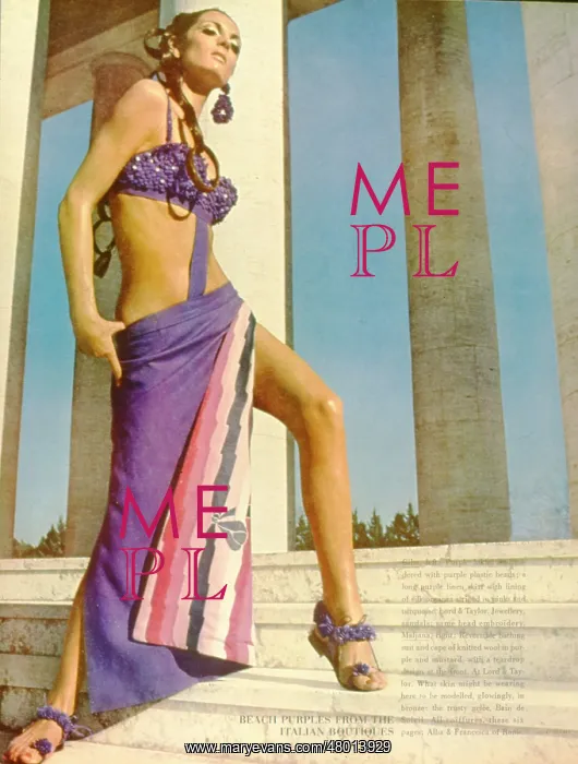 : Advertisement for beach wear : Advertisement for beach wear
