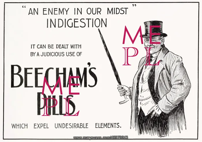 : Advert for Beecham's Pills 1916 : Advert for Beecham's Pills 1916
