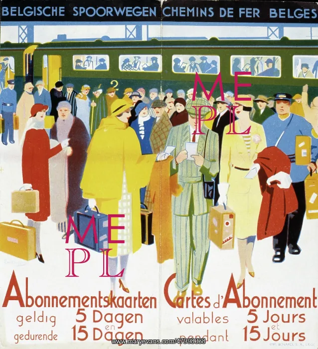 : Advertisement for Belgian Railways : Advertisement for Belgian Railways