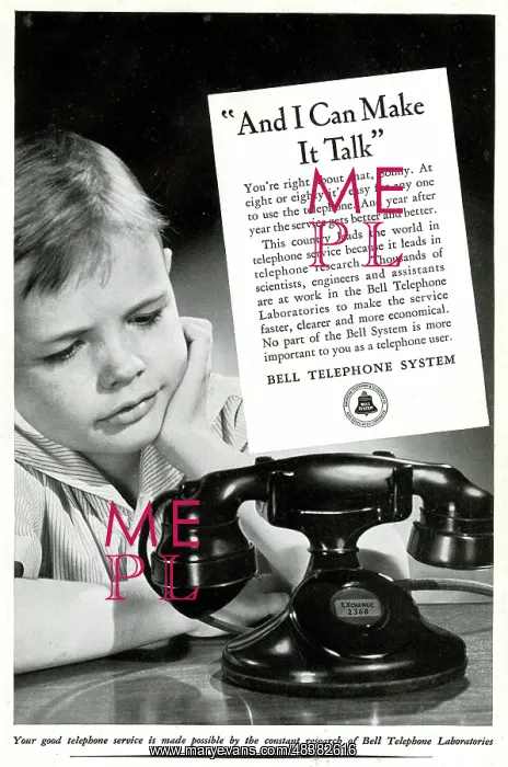  : Advert, Bell Telephone System, USA