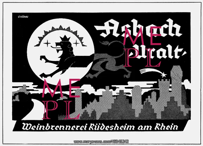  : advertising, beverages, brandy Asbach Uralt