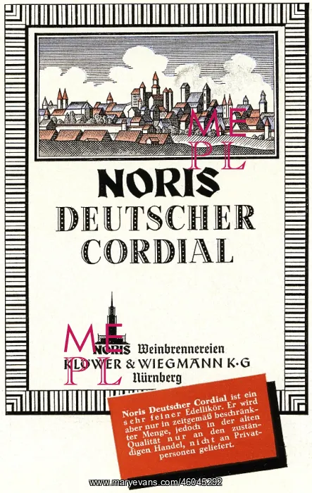 : advertising, beverages, egg liquer, Noris Cordial : advertising, beverages, egg liquer, Noris Cordial