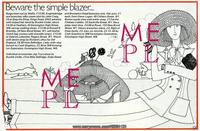 : Advertisement, Beware the simple blazer : Advertisement, Beware the simple blazer