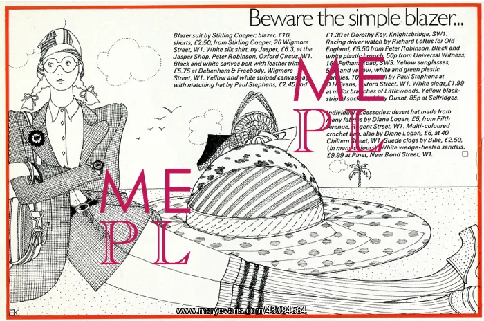  : Advertisement, Beware the simple blazer
