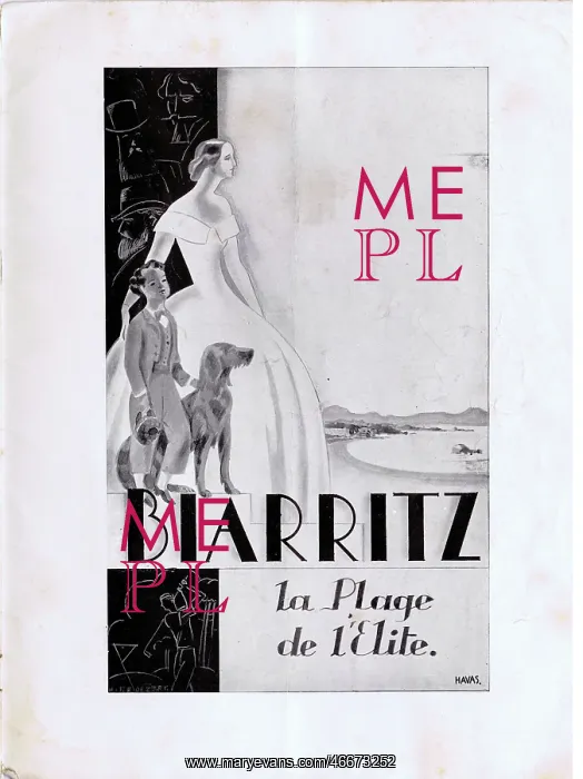 : Advert for Biarritz, New York, 1934 : Advert for Biarritz, New York, 1934