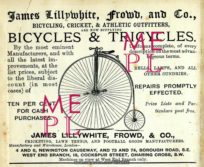 : Advertisement, Bicycles & Tricycles : Advertisement, Bicycles & Tricycles