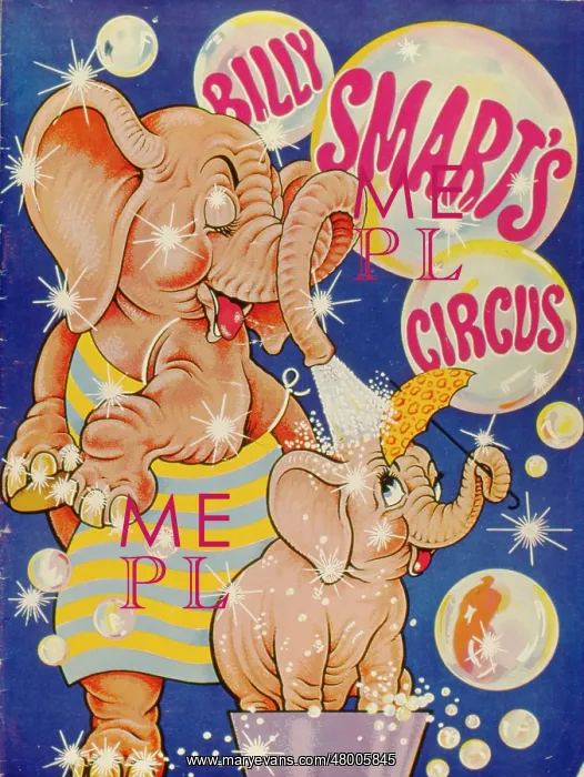 : Advertisement for Billy Smart's Circus : Advertisement for Billy Smart's Circus