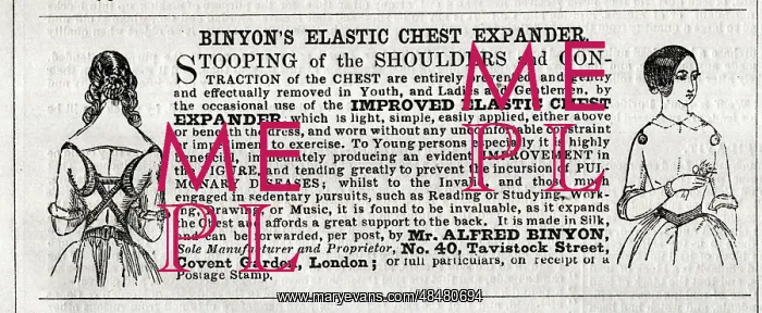 : Advert, Binyon's Elastic Chest Expander : Advert, Binyon's Elastic Chest Expander