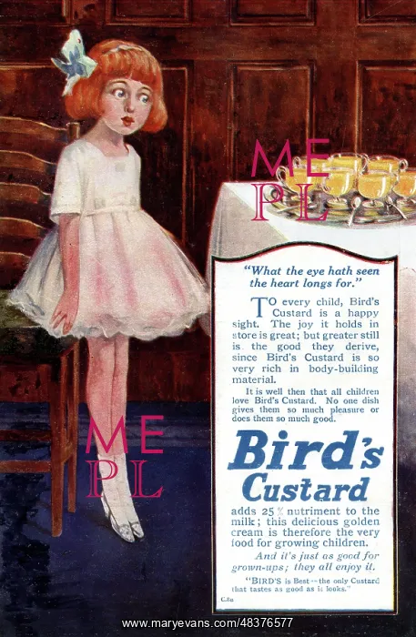 : Advert, Bird's Custard : Advert, Bird's Custard