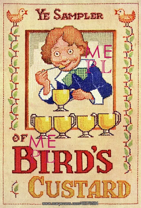 : Advert, Bird's Custard - sampler : Advert, Bird's Custard - sampler